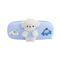 NBX Mignon Dessin Animé Ours Étui À Crayons En Silicone Grande Capacité Avec Fermeture À Glissière Porte-Poche Pour Stylo Boîte De Rangement Durable Papeterie Sac Organisateur Cadeau pour Enfants Étudiants Filles Garçons Fournitures Scolaires