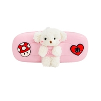 NBX Mignon Dessin Animé Ours Étui À Crayons En Silicone Grande Capacité Avec Fermeture À Glissière Porte-Poche Pour Stylo Boîte De Rangement Durable Papeterie Sac Organisateur Cadeau pour Enfants Étudiants Filles Garçons Fournitures Scolaires