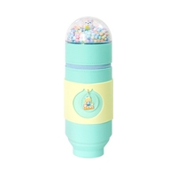 NBX Mignon Étui À Crayons Grande Capacité En Silicone Stand Up Porte-Stylo Avec Fermeture À Glissière Durable Boîte De Rangement Papeterie Sac Organisateur Cadeau De Noël pour Enfants Étudiants Filles Garçons Fournitures Scolaires