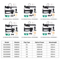 NEJE 3 B30635 600mW 405nm Machine de gravure Laser graveur Laser imprimante Portable sculpteur bricolage Laser zone de travail 170x170mm Compatible avec le logiciel GRBL