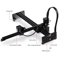 NEJE 3 Plus A40640 10W 450nm Machine de gravure Laser zone de travail 255*420mm BT sans fil créer Laser graveur imprimante Portable carver bricolage Laser Compatible avec le logiciel LaserGRBL