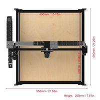 NEJE 3 Pro A40640 10W 450nm Machine de gravure Laser zone de travail 400*410mm Laser graveur imprimante Portable sculpteur bricolage Laser graveur Compatible avec le logiciel LaserGRBL