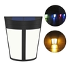 Énergie solaire 6 LED Applique murale Lampe extérieure murale Contrôle de la lumière sensible IP65 Résistance à l
