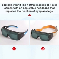 Énergie solaire Lunettes de soudage à assombrissement automatique Lunettes de protection pour soudeurs Soudage à l