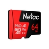 Netac P500 PRO classe 10 64 Go Micro SDXC TF Mémoire Stockage de données à grande vitesse 98 Mo / s V30 / UHS-I U3