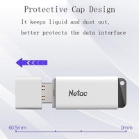 Netac U185 32 Go USB3.0 Disque U haute vitesse Clé USB Logiciel de cryptage intégré Petite taille Plug and Play Compatibilité étendue