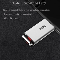 Netac U185 64GB USB2.0 U Disk Clé USB portable Logiciel de cryptage intégré Petite taille Plug and Play Compatibilité étendue