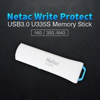 Netac U335S 16 Go Protège-écriture USB3.0 Flash Drive Memory Stick