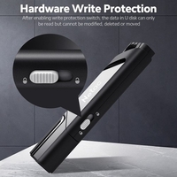 Netac U336 USB3.0 16 Go U Disk Protection en écriture haute vitesse portable Clé USB Compatibilité large Noir