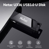 Netac U336 USB3.0 Disque U 64 Go Portable Protection en écriture haute vitesse Clé USB Compatibilité large Noir