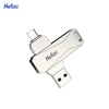 Netac U381 128 Go Micro USB + USB Double Interface Lecteur Flash Plug & Play Extension de Mémoire pour Téléphone Mobile Disque U