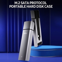 Netac WH21 M.2 protocole SATA boîtier de disque dur portable Transmission haute vitesse coque en alliage d