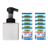 Nettoyage des mains Pressé à la main Désinfectant pour les mains Bouteille Comprimés effervescents Distributeur de savon Lotion Shampooing Lavage à la main