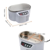 Nettoyeur à ultrasons intelligent Mini machine de nettoyage à ultrasons domestique Double machine de compensation de vibration à ultrasons Réservoir de 600 ml Double puissance Minuterie pour prothèse dentaire