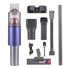 Nettoyeur à vide sans fil 130000PA Aspirateur portatif à bâton avec 3 têtes de brosse différentes Coupe à poussière détachable HEPA Filtration