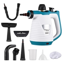 Nettoyeur Vapeur Portable 1050W Haute Température Pressurisé Outil de Nettoyage Vapeur avec 9PCS Accessoire Portable Multifonction Vapeur pour Cuisine Canapé Salle de Bains Fenêtre de Voiture