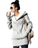 New Autumn Winter Hoodies Femmes Manteau Warm Fleece Coat Zip Up Outerwear Sweat-shirts à capuche Casual Long Jacket Plus Size
