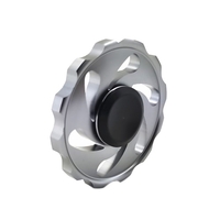 New Metal Aluminium Alloy Round EDC Hand Fidget Finger Spinner Gadgets Focus Tool Desk Toy Spin Widget pour ADD ADHD Les enfants adultes soulagent l