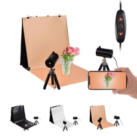NiceFoto 40 * 40cm / 16 * 16in Kit de tente légère de photographie de bureau portable