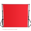 NiceFoto 56.5 * 88cm / 22 * 35in toile de fond floqué sans couture de la photographie fond de tissu floqué (noir blanc rouge bleu 4 couleurs / Set)