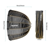 NiceFoto Boite à lumière Soft Parapluie Parabolique Profond Pliable Pour Installation Rapide LED-20120cm