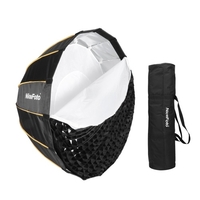 NiceFoto LED-Φ90cm Installation Rapide Parapluie Parapluie Profond Softbox Photographie Studio SoftBox