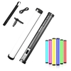NiceFoto TC-210RGB RGB LED Full Color Light Tube Baguette de lumière de remplissage portable avec température bicolore 2500K-9900K Luminosité réglable en continu 21 types de scène dynamique Effets spéciaux CRI≥95 pour l