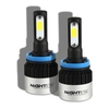 Nighteye 72W 9000LM H11 LED Lumière Phare Conduite Brouillard Ampoule Lampe Blanc
