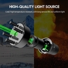 Niveau laser en croix 30M/ 98FT Marqueur de ligne laser à faisceau vert horizontal et vertical à nivellement automatique 10 niveaux de luminosité 4 modes de fonctionnement