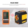 Niveau laser Professionnel Ligne transversale horizontale et verticale Niveleur automatique Niveau à bulle Niveau à bulle auto-nivelant Lignes laser Luminosité réglable Faisceau rouge T03
