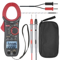 NJTY 328D 600A pince ampèremétrique à courant alternatif plage automatique 6000 comptes 1, 6 pouces LCD numérique à courant alternatif vrai RMS NCV Type de pince compteur universel