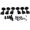 Noir Guitare tuner tête scellé mécanique Tuning Pegs 3R 3L Pièces électrique / Guitare acoustique