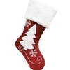 Noël bas cadeau tissu père noël chaussette cadeau pour enfants bonbons sac bonhomme de neige cerf poche suspendus ornements arbres de noël