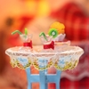 Noël bricolage maison de poupée maisons de poupée en bois Kit de meubles de maison de poupée miniature avec lumière LED jouets pour enfants cadeau de noël