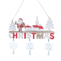 Noël Haning Porte Pendentifs En Bois Joyeux Noël Plaque Signe De Noël Porte Tenture Murale Signe De Noël