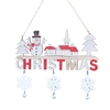Noël Haning Porte Pendentifs En Bois Joyeux Noël Plaque Signe De Noël Porte Tenture Murale Signe De Noël