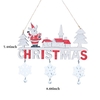Noël Haning Porte Pendentifs En Bois Joyeux Noël Plaque Signe De Noël Porte Tenture Murale Signe De Noël