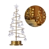Noël LED arbre lumière maison fête mariage Festival table décor chaud blanc lampe décorative avec pendentif en cristal