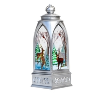 Noël LED guirlandes lumineuses de bureau blanc chaud lumières décoratives bonhomme de neige en forme d