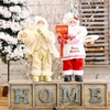 Noël Père Noël Figurine 12 Pouces Père Noël Poupée Ornement Décoration Cadeaux De Fête De Noël Ornement D