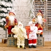 Noël Père Noël Figurine 12 Pouces Père Noël Poupée Ornement Décoration Cadeaux De Fête De Noël Ornement D