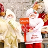 Noël Père Noël Figurine 12 Pouces Père Noël Poupée Ornement Décoration Cadeaux De Fête De Noël Ornement D