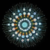Nouveau 5D DIY Diamant Peinture Coloré Mandala Motif Strass Patchwork Mur Chambre Décoration
