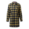 Nouveau Automne Femmes Surdimensionné Plaid Tartan Chemise Boutons Poche Turn-down Collar À Manches Longues Baggy Check Blouse T-shirt