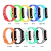 Nouveau LED enfants trois générations de mil bracelet électronique montre sport bracelet en silicone cadeaux promotionnels usine directe en gros jaune