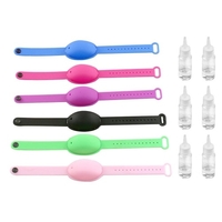 Nouveau point de protection désinfectant pour les mains montre en silicone désinfectant pour les mains jetable bracelet gel bracelet portable désinfectant bracelet manque