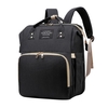 Nouveau sac momie multifonctionnel grande capacité berceau pliant sac momie lit mode maman mère et bébé sac usine mis à niveau gris-