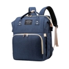 Nouveau sac momie multifonctionnel grande capacité berceau pliant sac momie lit mode maman mère et bébé sac usine mis à niveau gris-