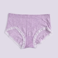Nouveau sous-vêtement en coton couleur unie sans couture
