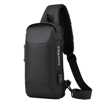 Nouveau style sac de poitrine sac à bandoulière sac de taille sport sac de messager multifonction pour hommes
